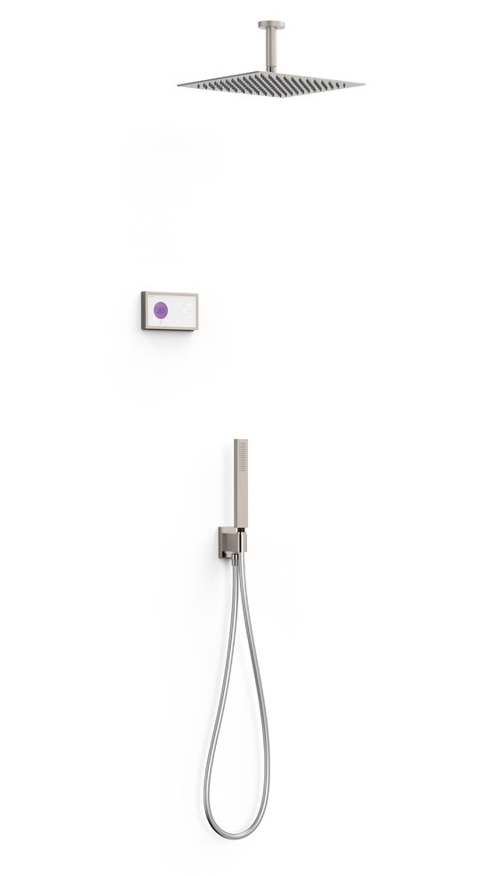 Электронный душевой комплект скрытого монтажа Tres SHOWER TECHNOLOGY, сталь (09286564AC) Душевые комплекты (системы) Сталь