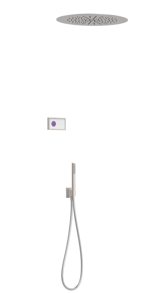 Электронный душевой комплект скрытого монтажа Tres SHOWER TECHNOLOGY, сталь (09286557AC) Душевые комплекты (системы) Сталь
