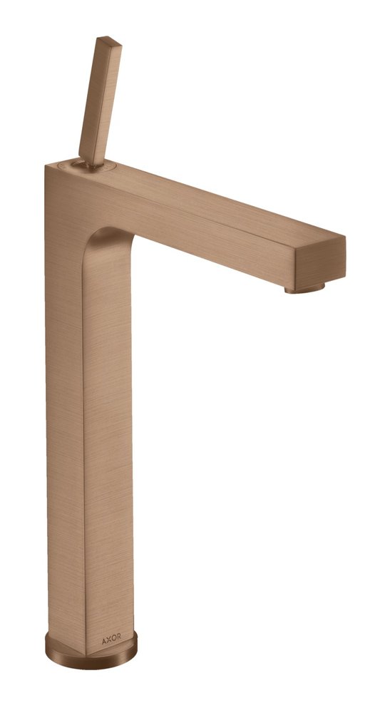 Смеситель для раковины 280 мм Axor Citterio, Brushed Red Gold (39020310) Для раковины Красное золото