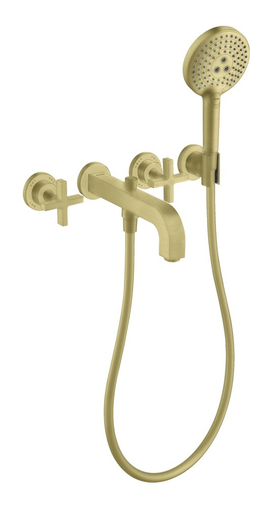 Смеситель для ванны Axor Citterio, Brushed Brass (39447950) Для ванны Латунь