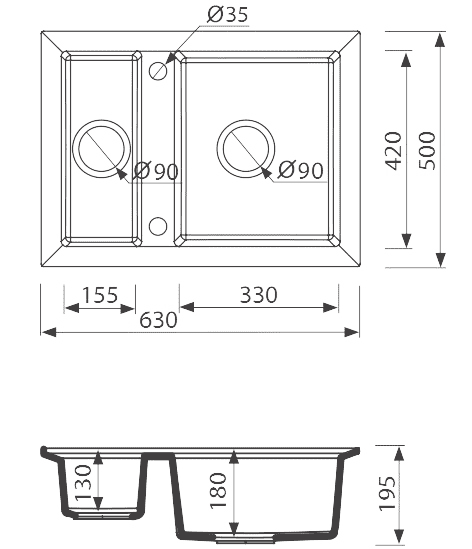 ЧертежMarmorin CIRE (37550300X)