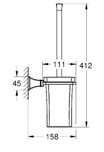 ЧертежGrohe Grandera (40632000)