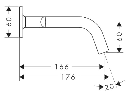 ЧертежAxor Citterio M (34313000)