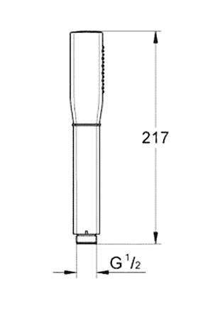 ЧертежGrohe Grandera Stick (26037IG0)