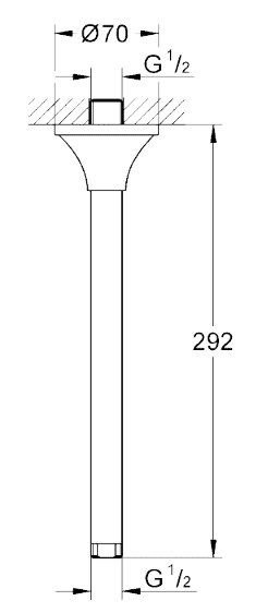ЧертежGrohe Grandera (27982IG0)