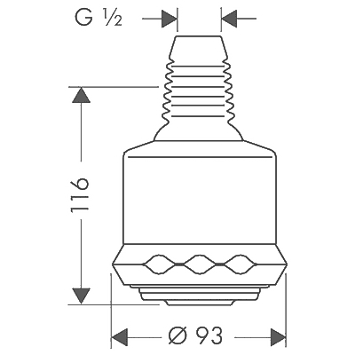 ЧертежHansgrohe Clubmaster (28496000)