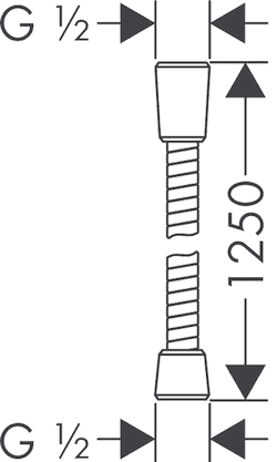 ЧертежHansgrohe Sensoflex (28132000)