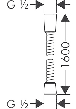 ЧертежHansgrohe Sensoflex (28136000)