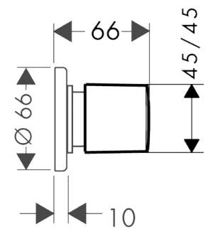 ЧертежHansgrohe Metis (31677000)