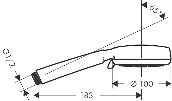 ЧертежHansgrohe Crometta 100 (26829400)