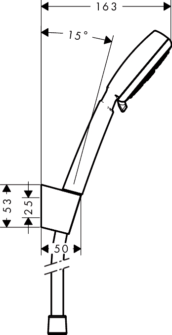 ЧертежHansgrohe Crometta 100 (26666400)