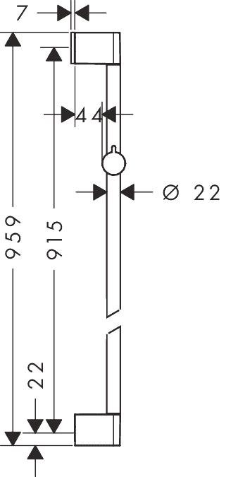 ЧертежHansgrohe Crometta 100 (26506000)