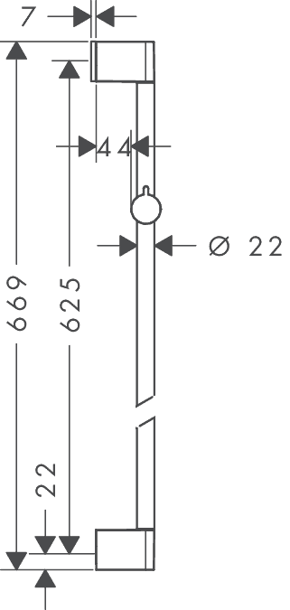 ЧертежHansgrohe Crometta 100 (26505000)