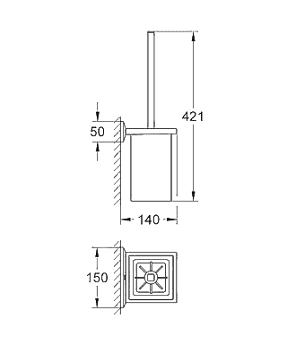 ЧертежGrohe Allure Brilliant (40500000)