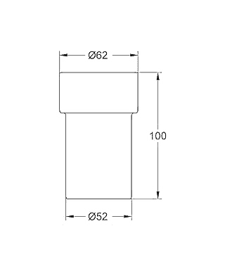 ЧертежGrohe Allure (40254000)