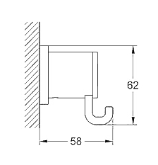 ЧертежGrohe Allure (40284000)