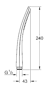 ЧертежGrohe Ondus (27184000)