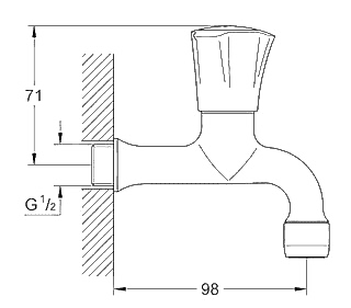 ЧертежGrohe Costa L (30098001)