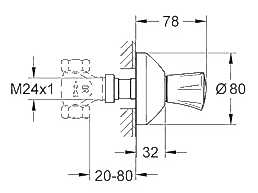 ЧертежGrohe Costa L (19809001)