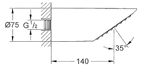 ЧертежGrohe Sena (28308000)