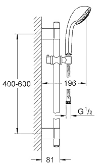ЧертежGrohe Relexa (28964001)