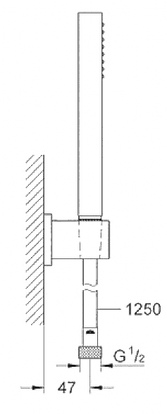 ЧертежGrohe Euphoria Cube (27702000)