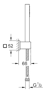ЧертежGrohe Euphoria Cube (27889000)