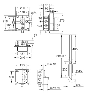 ЧертежGrohe (37153000)