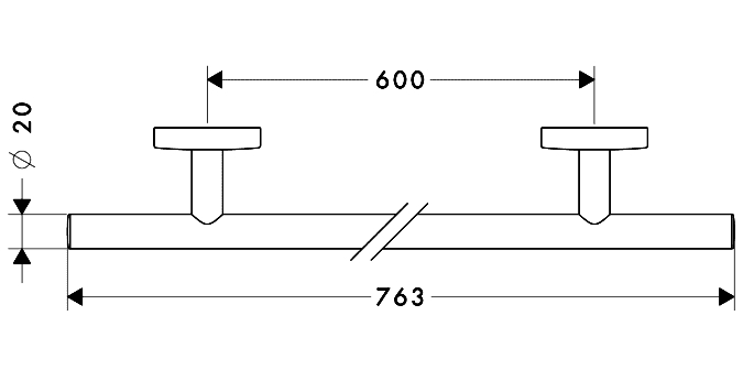 ЧертежHansgrohe Logis (40516000)
