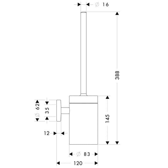 ЧертежHansgrohe Logis (40522000)