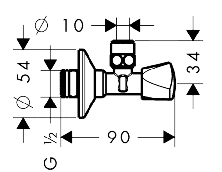 ЧертежHansgrohe E (13902000)