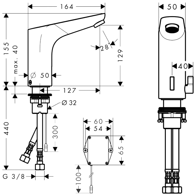 ЧертежHansgrohe Focus (31171000)