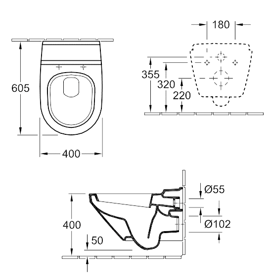 ЧертежVilleroy&Boch Lifetime (56721001)