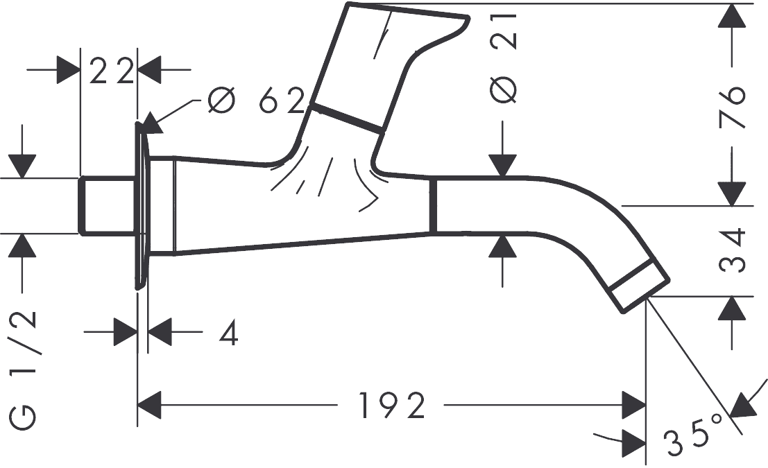 ЧертежHansgrohe Focus (31131000)