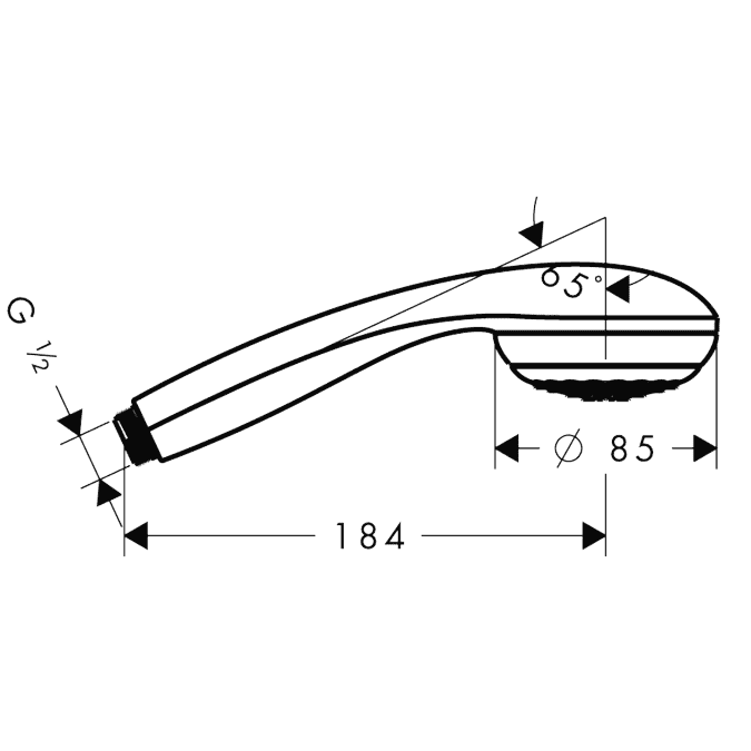 ЧертежHansgrohe Crometta 85 Green (28561000)