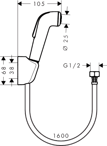 ЧертежHansgrohe (32122000)
