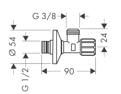 ЧертежHansgrohe (13904000)