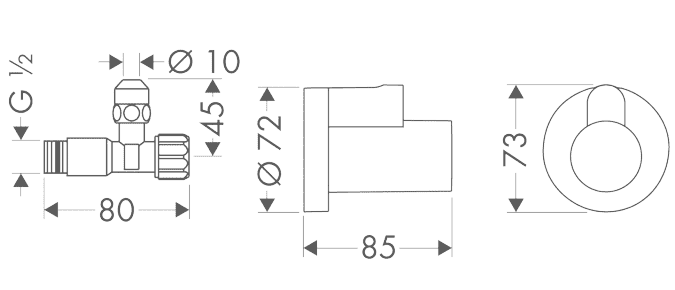 ЧертежHansgrohe (13954000)