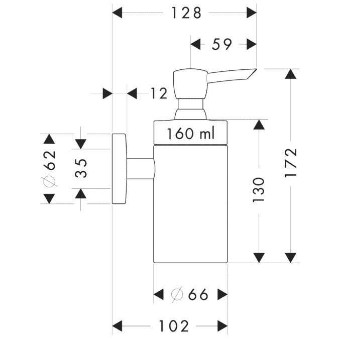 ЧертежHansgrohe Logis (40514820)