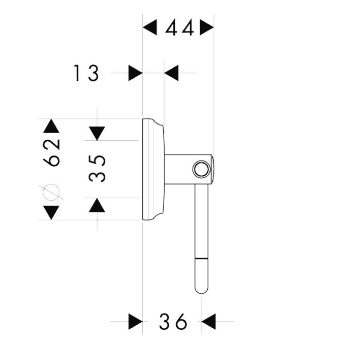 ЧертежHansgrohe Logis Classic (41626000)