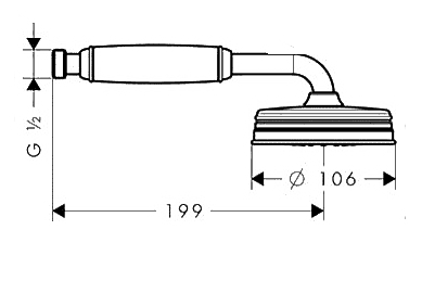 Чертеж Axor Montreux (16320000)