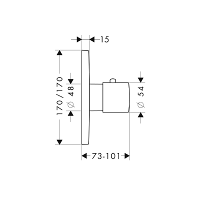 Чертеж Axor Citterio M (34716000)